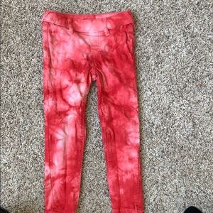 True religion red tie dye jeggings